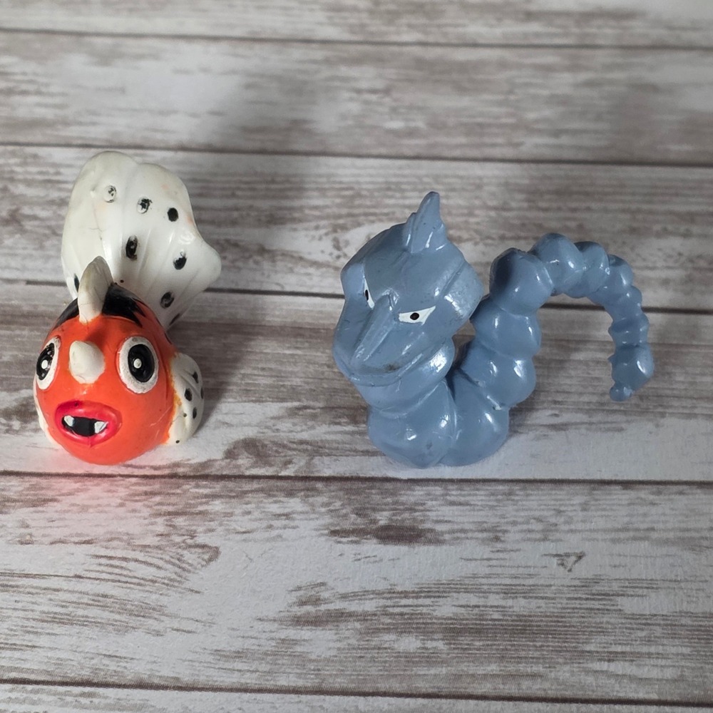 Vintage Pokemon TOMY Onix 095 Seaking 119 PVC Figure Lot Gen 1 CGTSJ